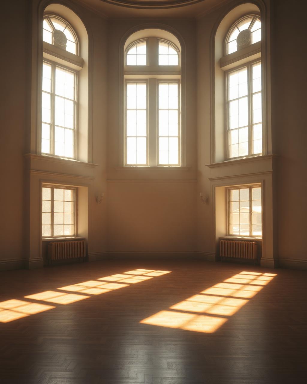 An empty room held in afternoon light